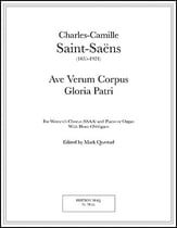 Ave Verum Corpus - Gloria Patri SSAA choral sheet music cover